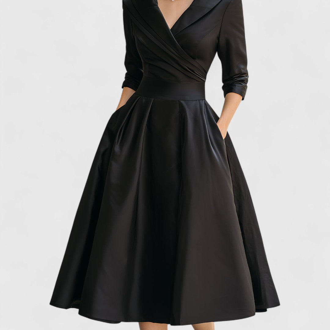 Marley Quinn | Elegant Midi Klänning