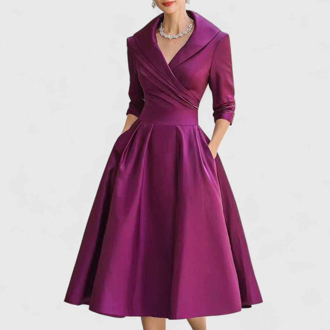 Marley Quinn | Elegant Midi Klänning
