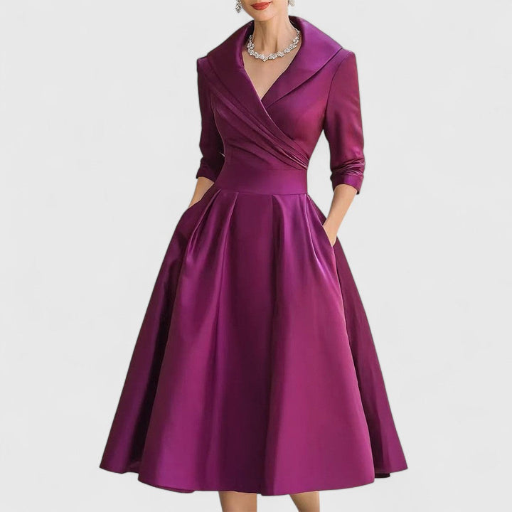Marley Quinn | Elegant Midi Klänning