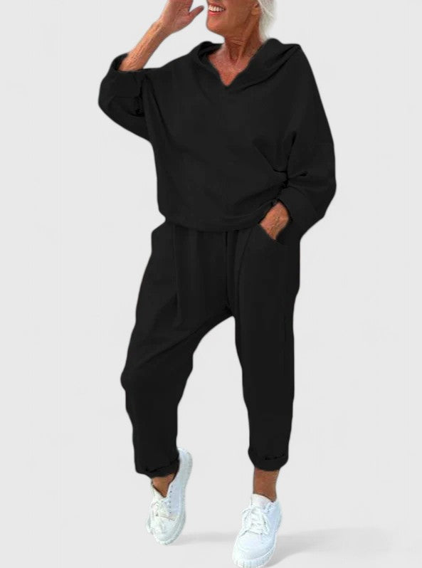 Sally | Bekväm Hooded Sweatshirt Set