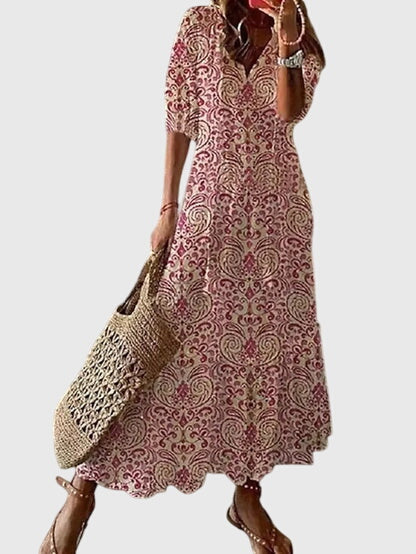 Amalia | Boho Vintage Sommarklänning