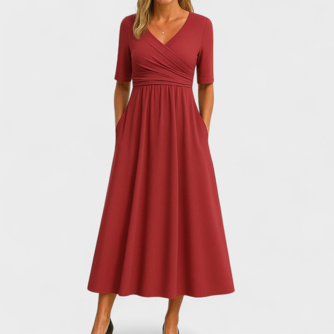 Ida | Elegant Midi Klänning