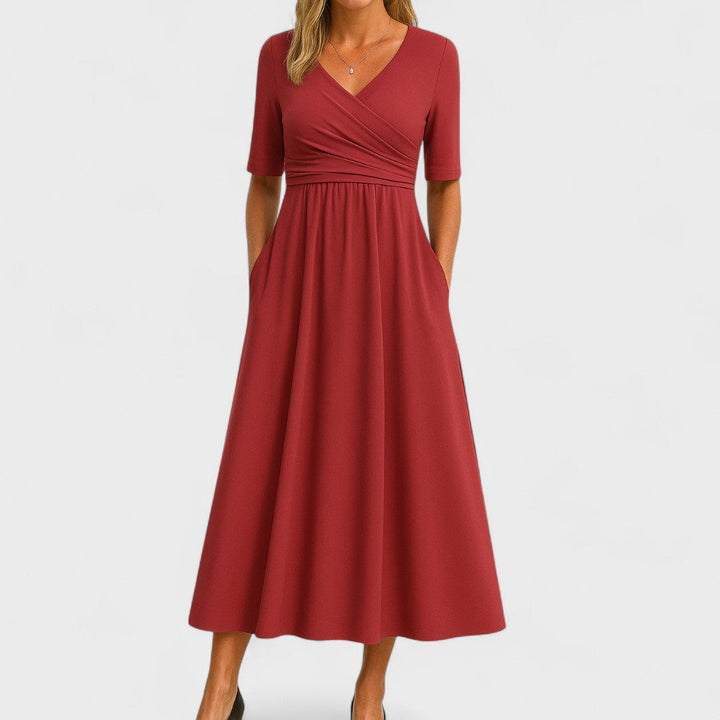 Phoebe | Elegant Midi Klänning