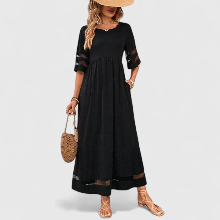 Delymarina | Elegant Midi Klänning