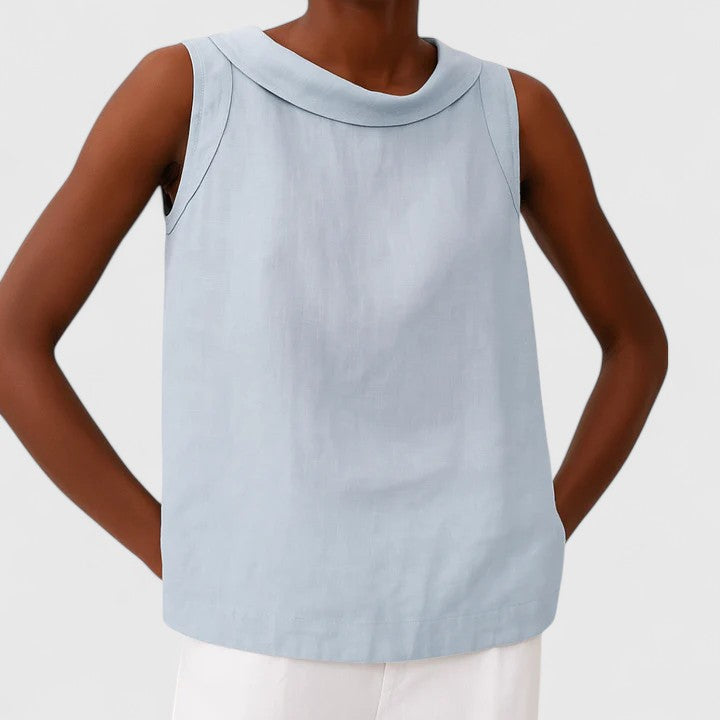 Anastine | Elegant Top Med Rullkrage