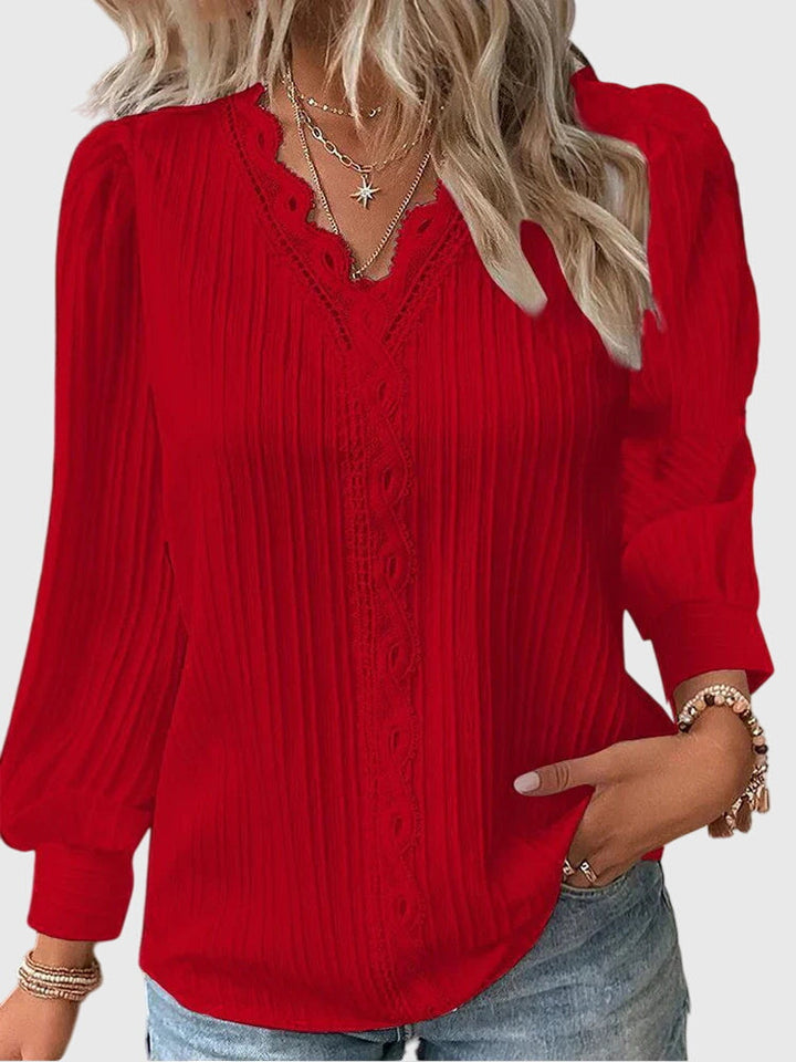 Andrea | Elegant Pullover Blus