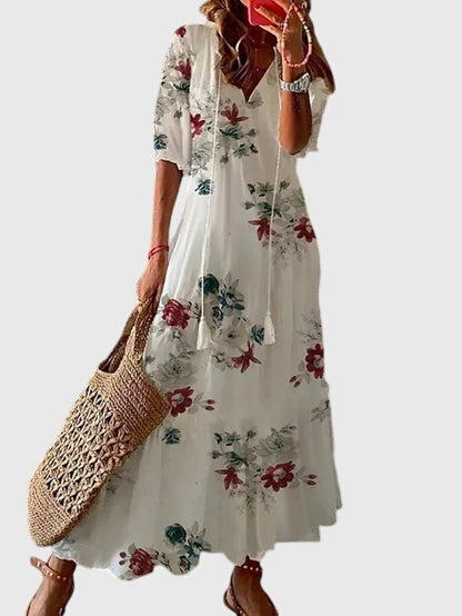 Amalia | Boho Vintage Sommarklänning