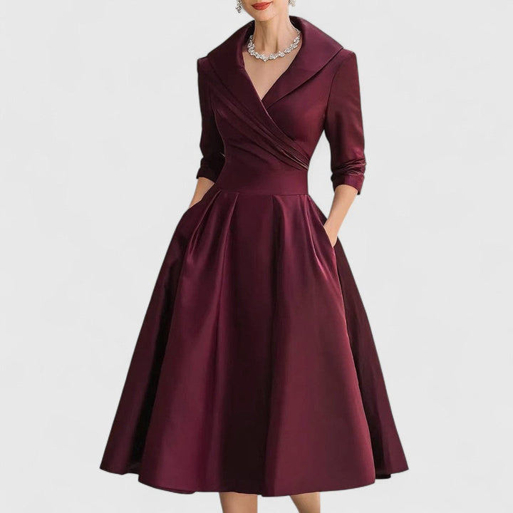 Marley Quinn | Elegant Midi Klänning