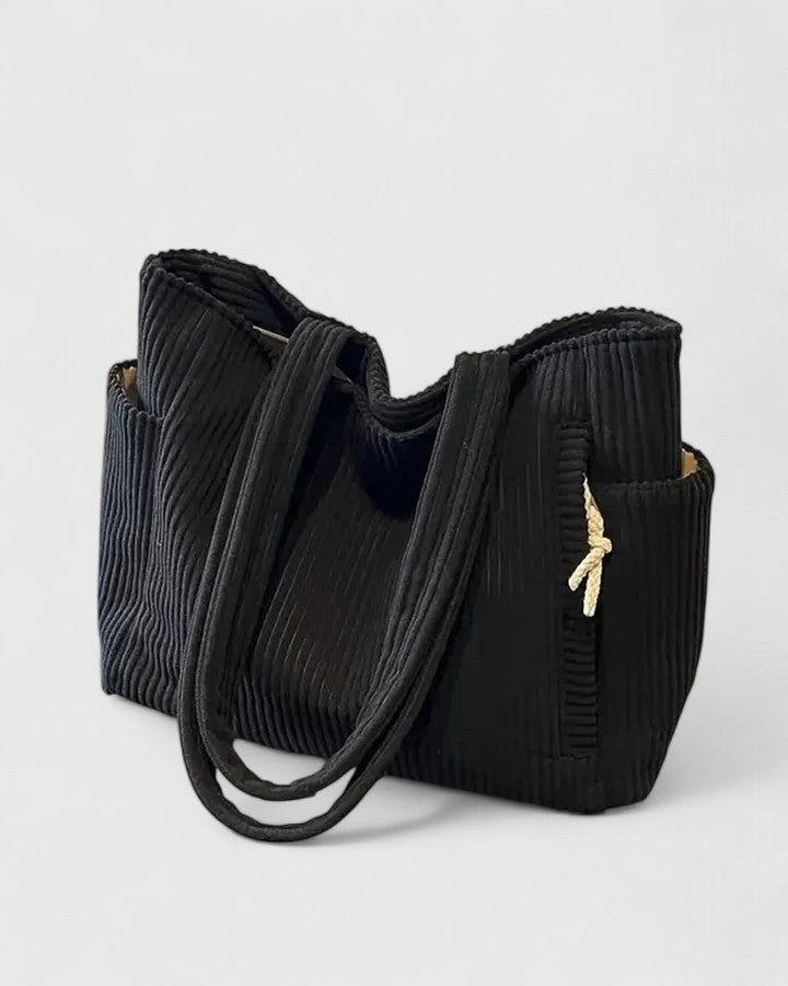 Mia | Damens Ribbad Stil Handväska