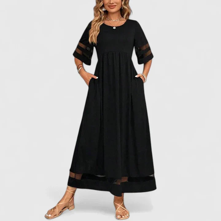 Delymarina | Elegant Midi Klänning