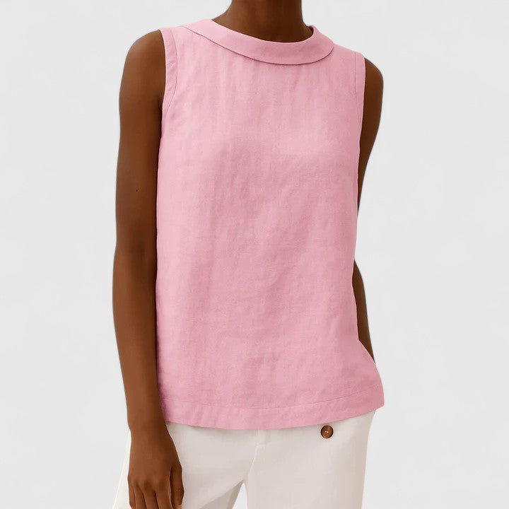 Anastine | Elegant Top Med Rullkrage