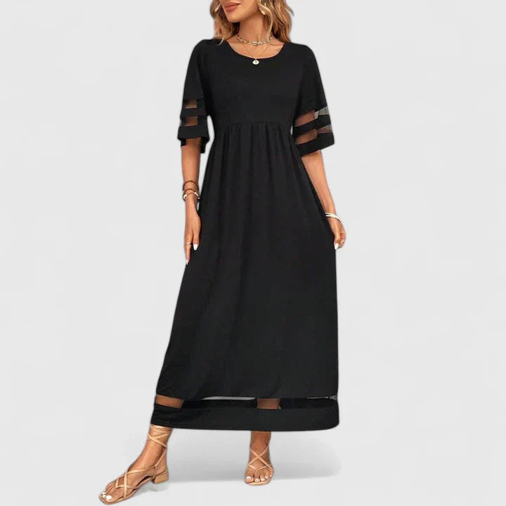 Delymarina | Elegant Midi Klänning