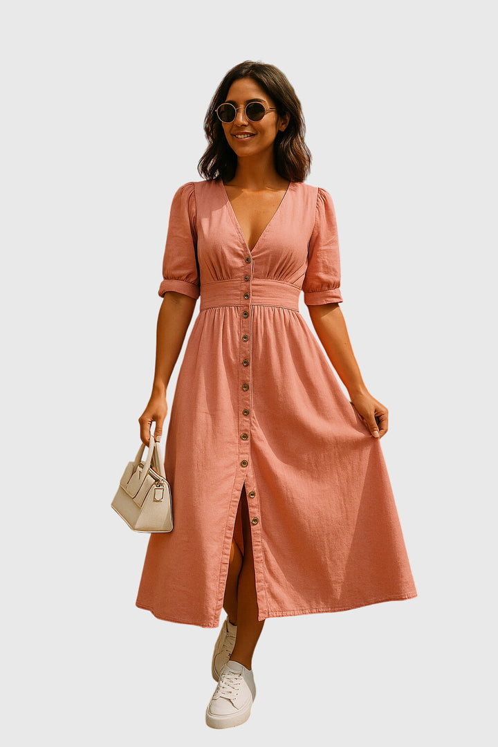 Jacqueline | Elegant Denim Klänning
