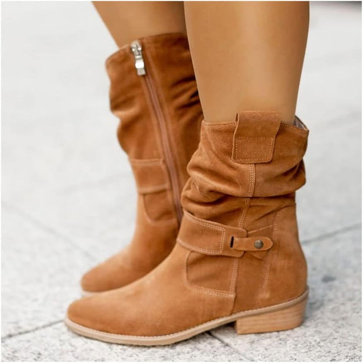 Skyler | Snygga Knähöga Mockaboots