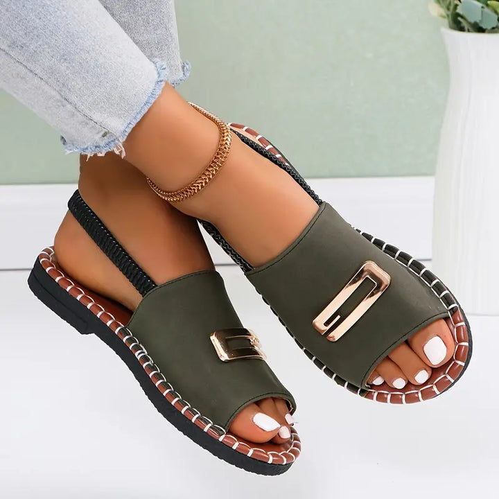Gianna | Ortopediska Sandaler Med Kilklack