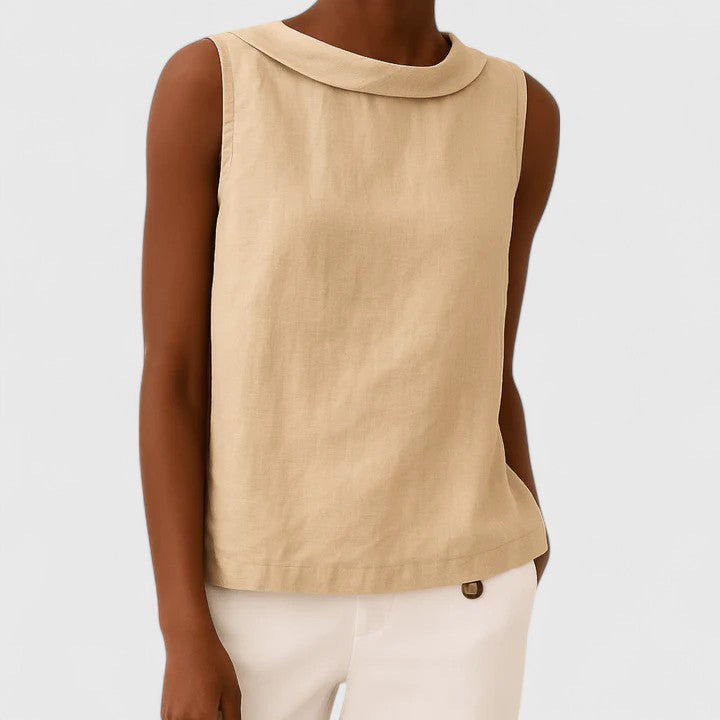 Anastine | Elegant Top Med Rullkrage