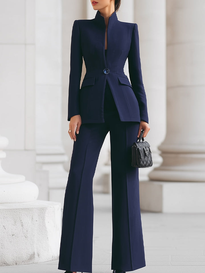 Sharie - Elegant Blazer &amp; Byxdress Set