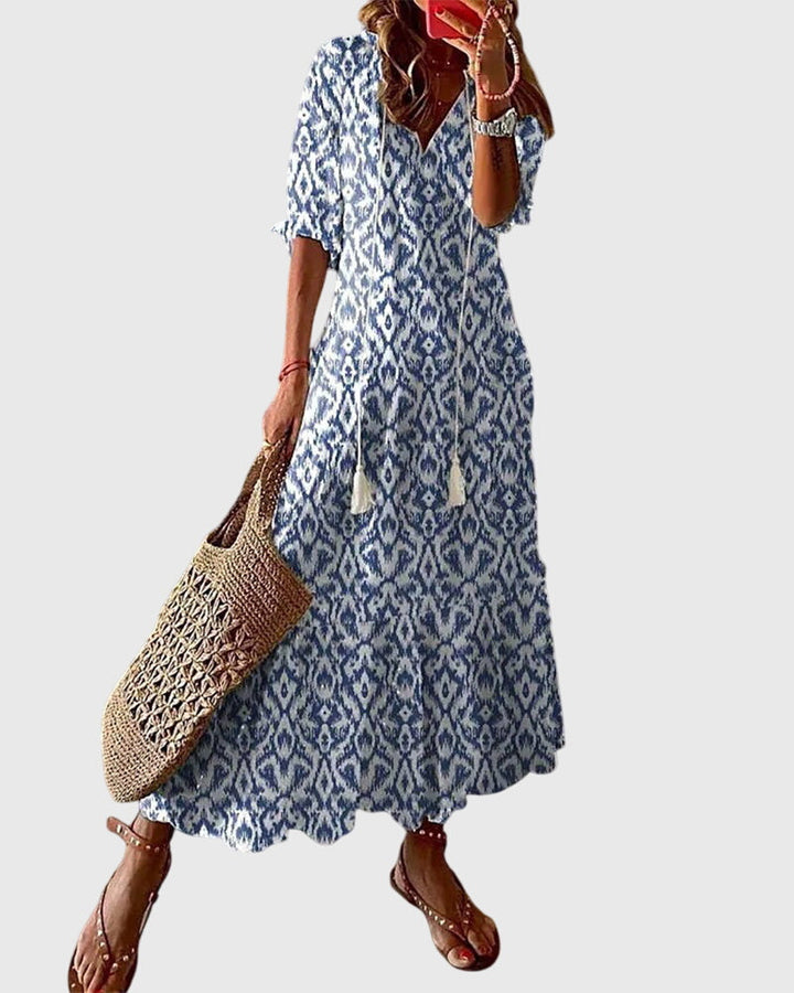 Amalia | Boho Vintage Sommarklänning