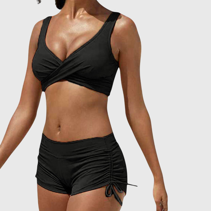 Zoe | Kvinno Camo Stilig Tvådelad Bikini Baddräkt