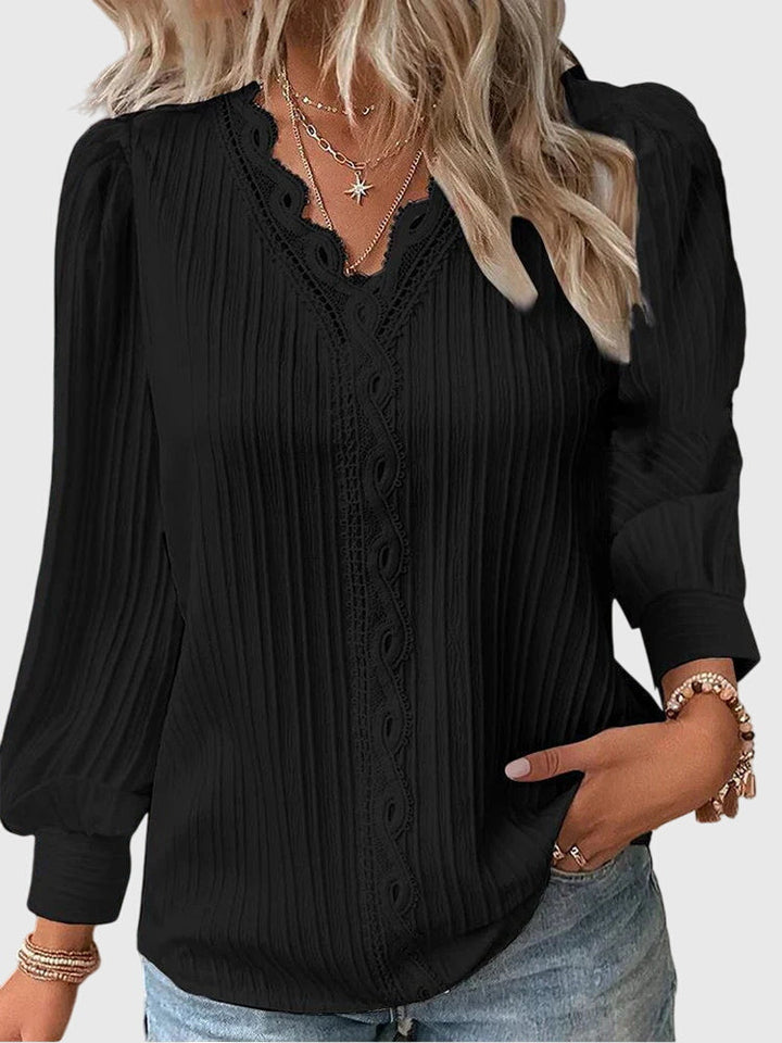 Andrea | Elegant Pullover Blus