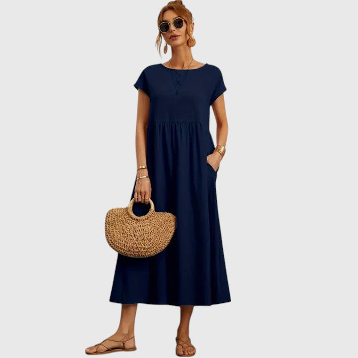 Fenella | Bekväm Midi Klänning