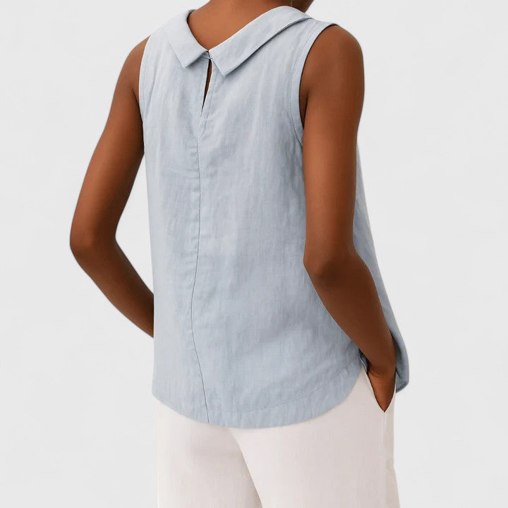 Anastine | Elegant Top Med Rullkrage