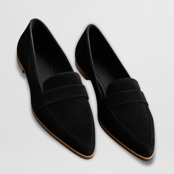 Helen | Ortopediska mjuka mocka loafers