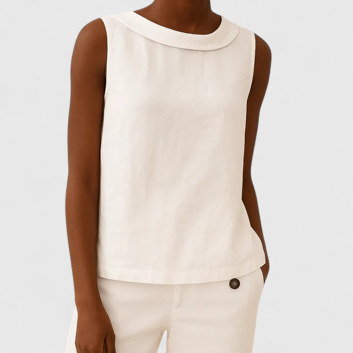 Anastine | Elegant Top Med Rullkrage