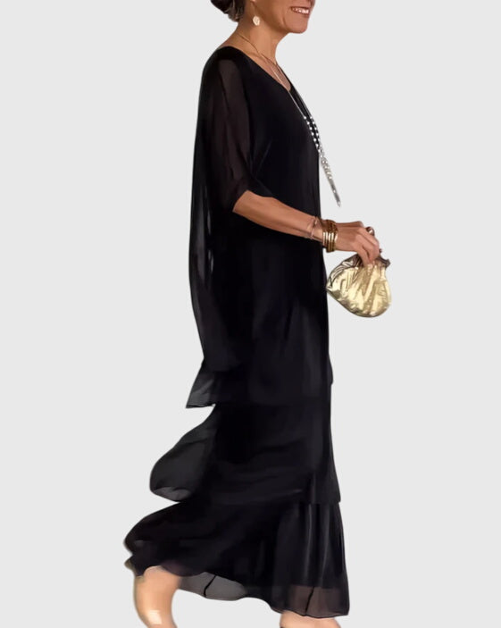 Susan | Lång Och Flödande Elegant Klänning