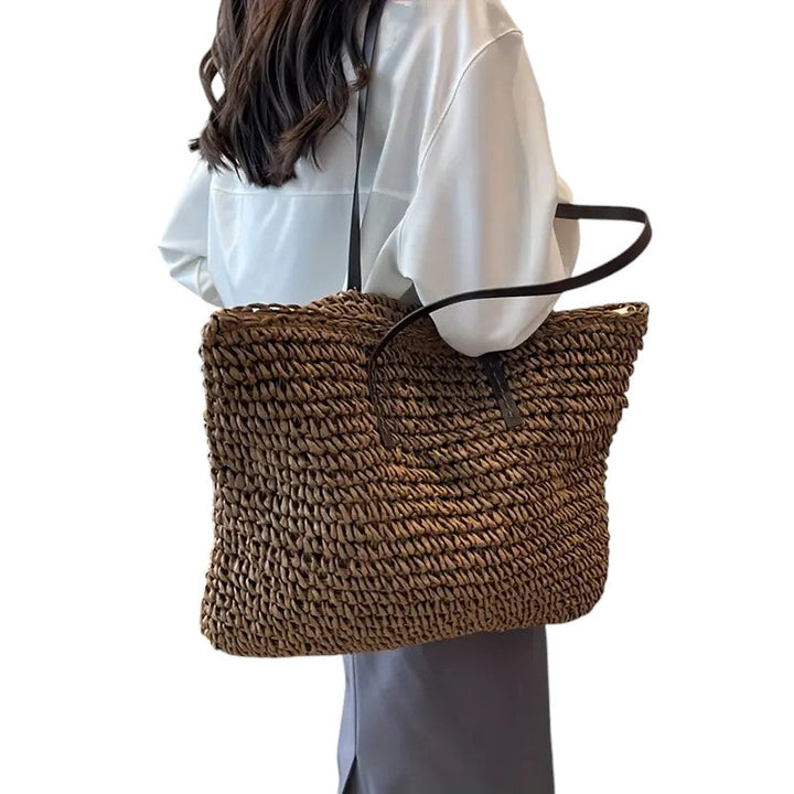 Olivia - Vävda Tote-väska