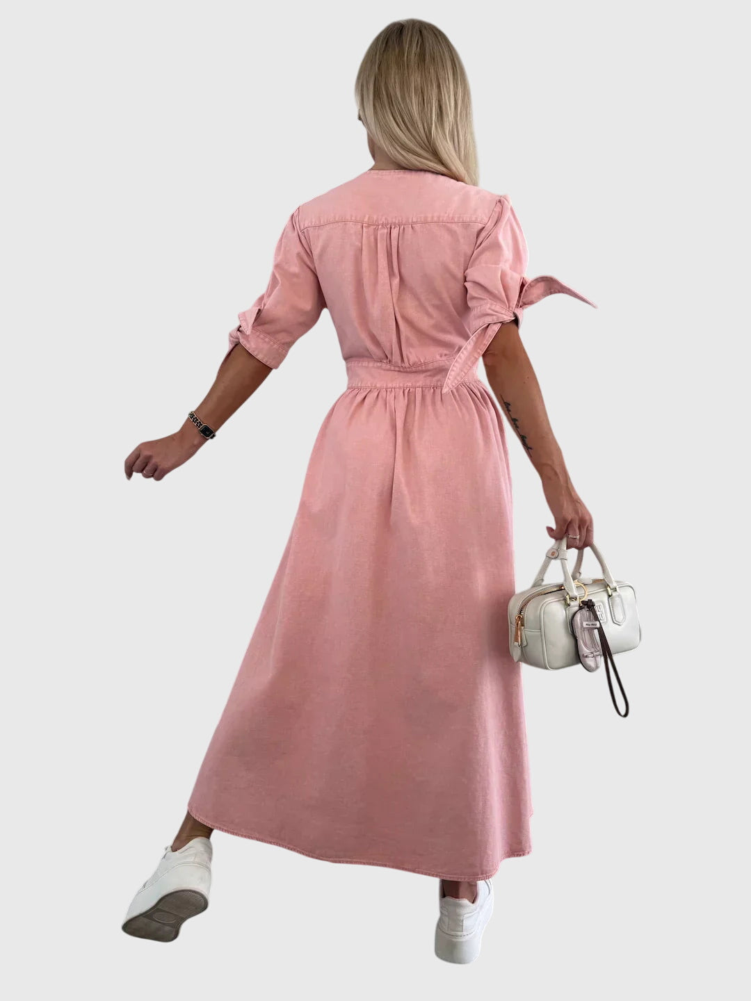 Sophia | Elegant Denim Klänning
