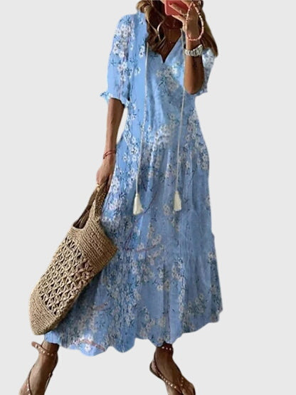 Amalia | Boho Vintage Sommarklänning