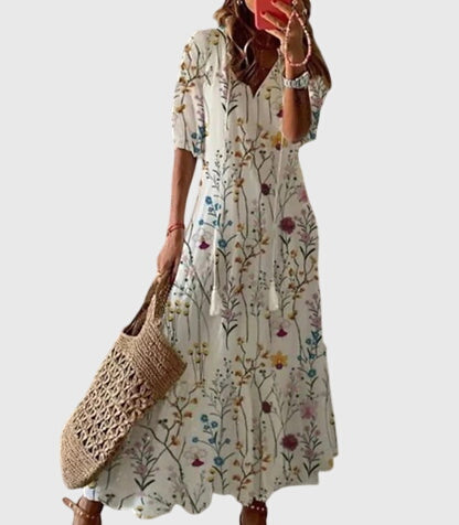 Amalia | Boho Vintage Sommarklänning