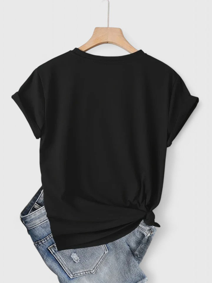 Ivanelle | Bekväm T-shirt med Kort Ärmar