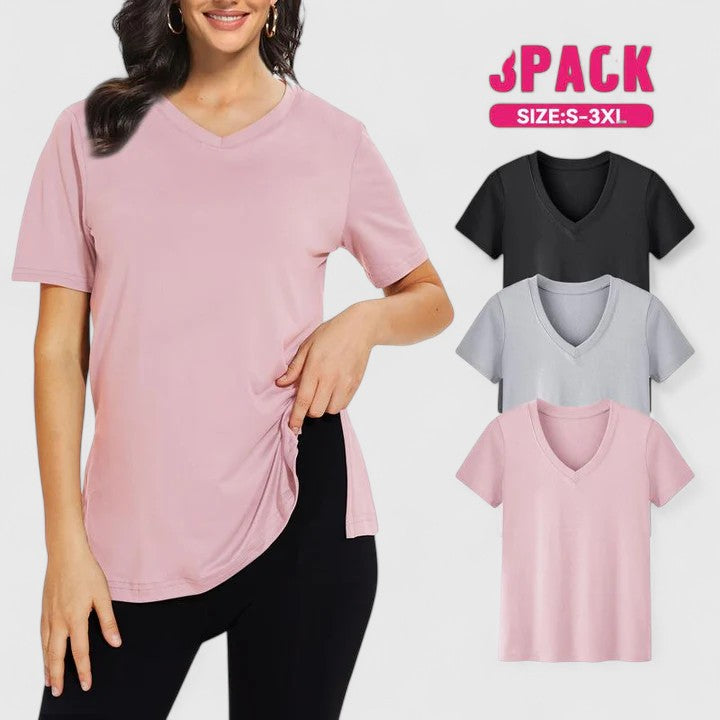 Samantha | Bekväm T-shirt (Pack Om 3)
