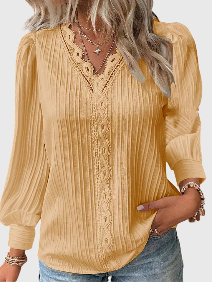Andrea | Elegant Pullover Blus