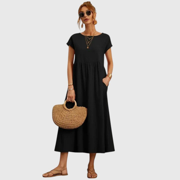 Fenella | Bekväm Midi Klänning