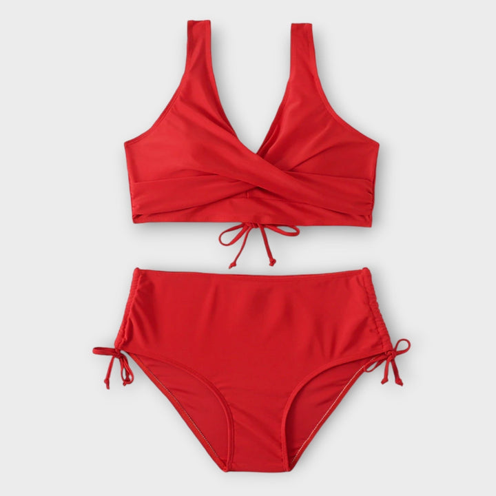 Rachel | Kvinnors Stiliga Tvådelade Bikini Badset