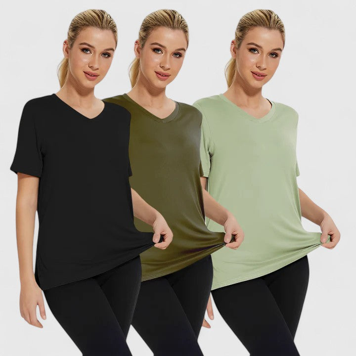 Samantha | Bekväm T-shirt (Pack Om 3)