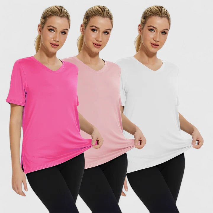 Samantha | Bekväm T-shirt (Pack Om 3)