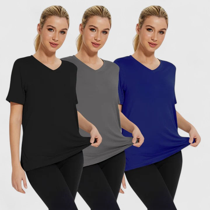 Samantha | Bekväm T-shirt (Pack Om 3)