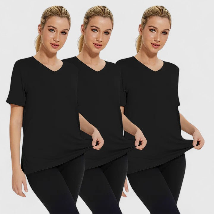 Samantha | Bekväm T-shirt (Pack Om 3)