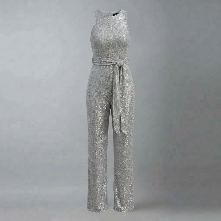 Brooklyn | Kvinnors Paljett Raka Ben Kvälls Jumpsuit