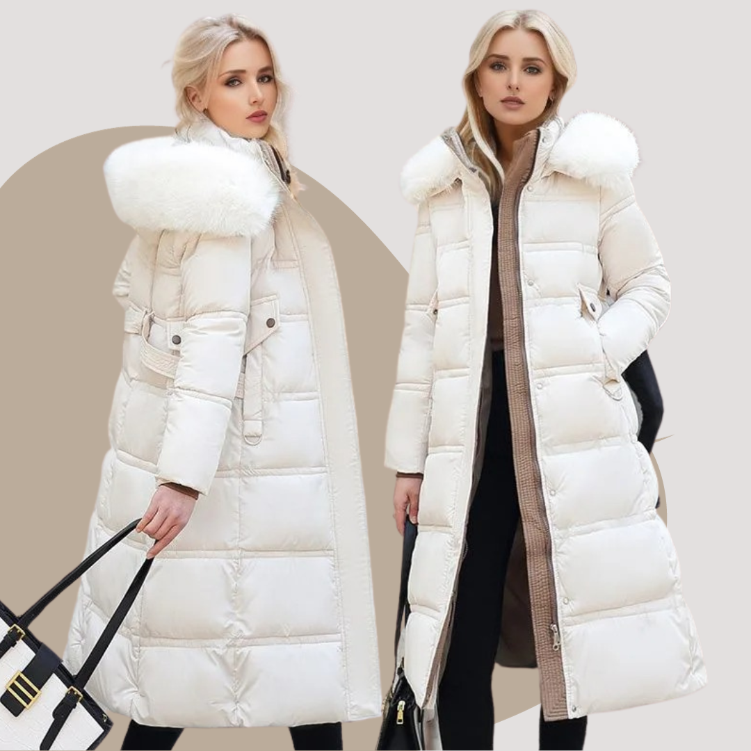 Lucia | Designer Vinter Parka Med Fuskpäls Huva