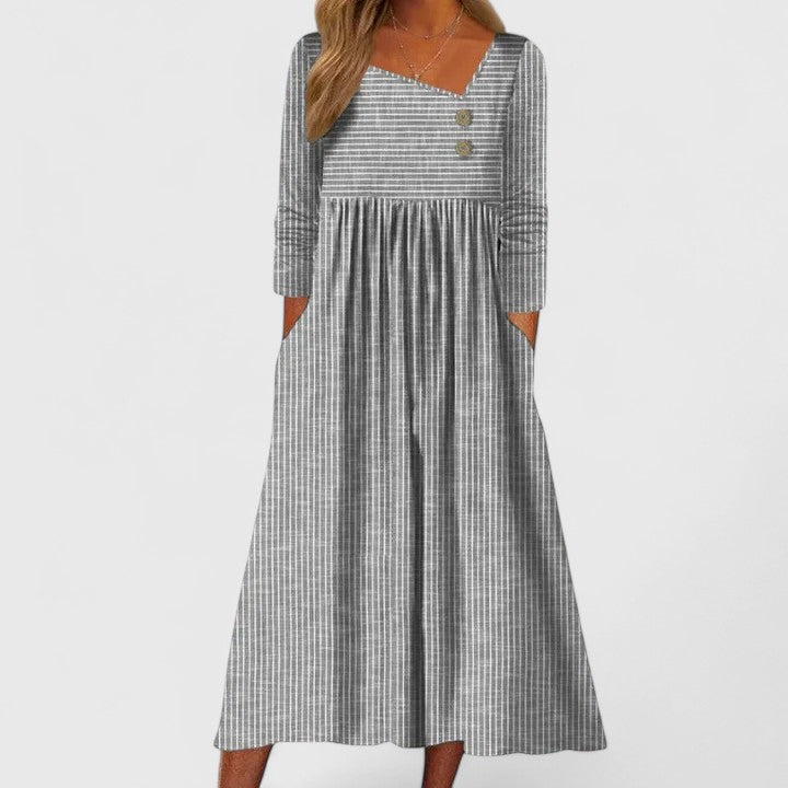 Cleomarie | Elegant Midi Klänning