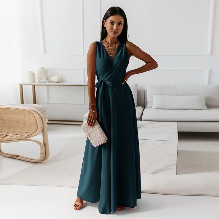 Hailey | Kvinnor Bröllopsgäst Elegant Wrap Maxi Klänning