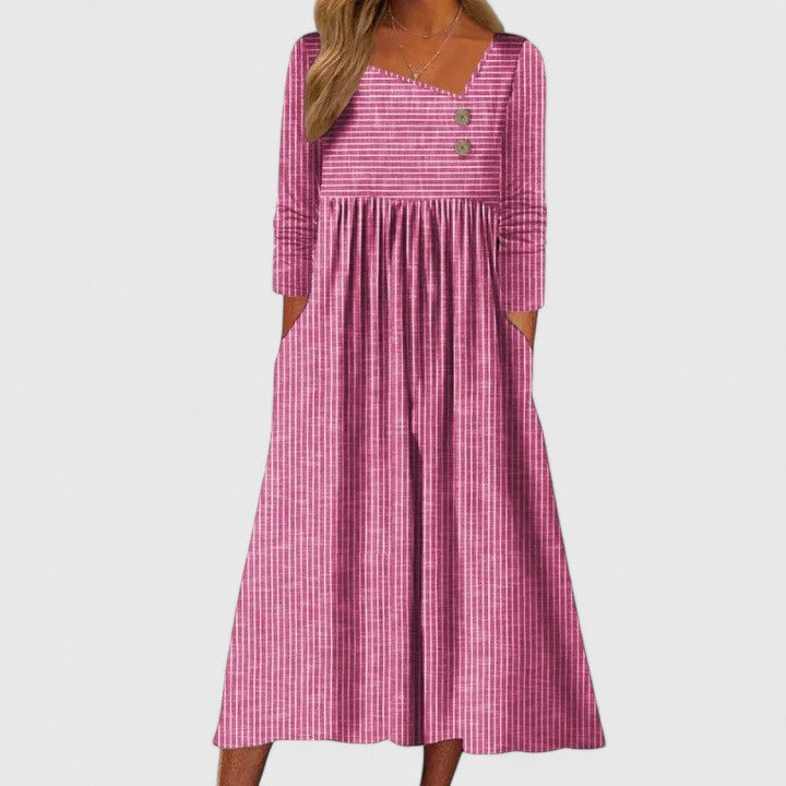 Cleomarie | Elegant Midi Klänning