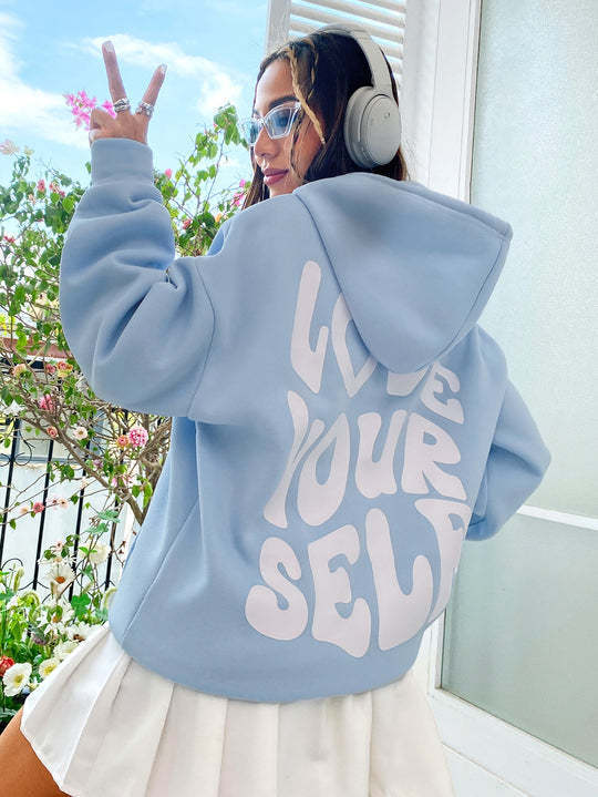 Eleanor | Damhoodie med dragsko och framfickor