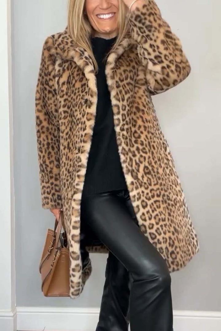 Rosa | Leopard Vinterjacka