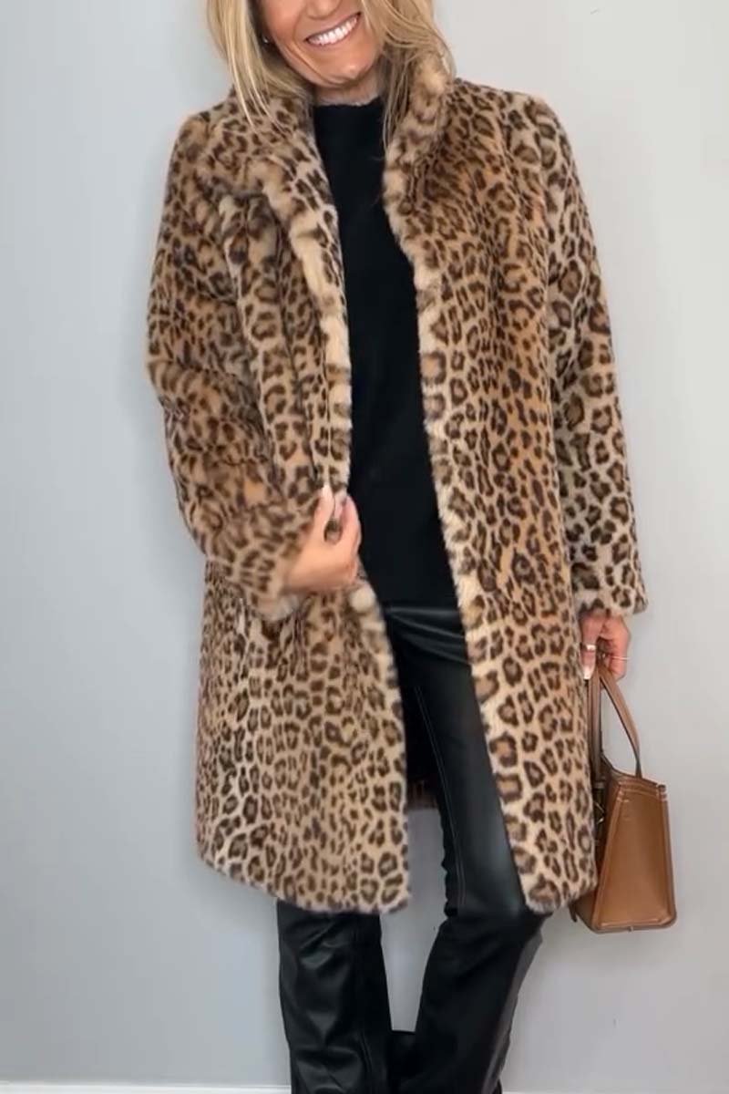Rosa | Leopard Vinterjacka
